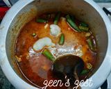 A picture of step 3 of Bhindi aur Arvi Gosht ka Sherwa.