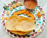 A picture of step 4 of Soya flour ajwain puri.