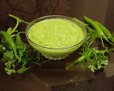 A picture of step 3 of Green chutney.