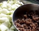 থোড় চিংড়ি (Thor chingri recipe in Bengali) রেসিপির ধাপ 2 ছবি
