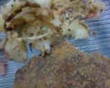 Foto del paso 3 de la receta: Milanesa con papas estrelladas