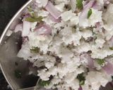 A picture of step 1 of Paneer kachori.