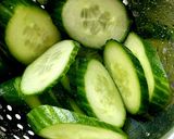 A picture of step 2 of Sweet & Spicy Cucumber spring recipe 💜#Kitchenwordsearch.