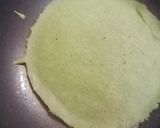 A picture of step 13 of Spinach pancake with spicy salad.