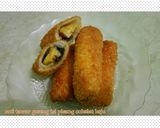 Foto langkah ke 8 dari resep Roti tawar isi pisang keju cokelat.