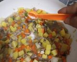 Foto langkah ke 4 dari resep Bread Toast with Creamy Beef and Vegetable Ragù.