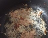 A picture of step 3 of Yakhni pulao.
