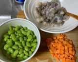 毛豆蝦仁的食譜步驟1照片