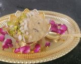 A picture of step 8 of Nolen Gur Payesh (Bengali Kheer).