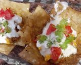 A picture of step 6 of Kurkurey katori chaat.