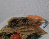 Foto del paso 5 de la receta: Empanada de bacon, espinacas y cherrys sin gluten