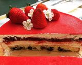 Une image de l'étape 1 de Entremet fruits rouges vanille.