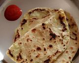 A picture of step 4 of Quick aloo parota.