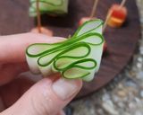 Foto del paso 4 de la receta: 🥒🎄Arbolitos de pepino 🎄🥒