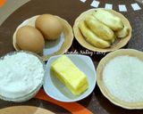 Foto langkah ke 1 dari resep Banana Cake simple (hanya 5 bahan&tanpa bahan pengembang).