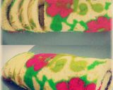 Foto langkah ke 9 dari resep Roll Cake Art (flowers abstract).