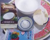 รูปขั้นตอนการทำที่ 1 ของ วุ้นกะทิมะพร้าวอ่อน