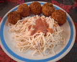 Foto del paso 5 de la receta: Albóndigas de pollo empanizadas con frituras en horno air fryer