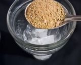 A picture of step 3 of Gond katira Watermelon Shikanji.