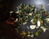 A picture of step 2 of Basale chutney / Malabar Spinach chutney:.