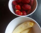 A picture of step 1 of Strawberry, Banana chia pudding.