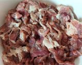 Gambar langkah 1 resipi Bulgogi beef ala korea.