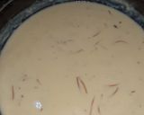 A picture of step 2 of Vermicelli fruit custard.