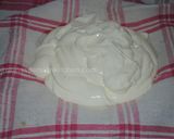 A picture of step 2 of Persian upside down rice (Tahchin-e Morgh).