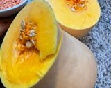 Une image de l'étape 1 de 🪹🥄velouté butternut 🍠patate douce 🥣🫜lentilles 🪸.
