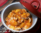 Foto del paso 7 de la receta: Almejas con patatas baby, en salsa de azafrán