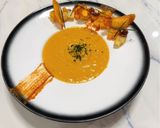 A picture of step 10 of Pumpkin and Miso Soup.