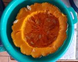 Foto del paso 1 de la receta: Zapallo negro relleno