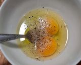 Foto del paso 1 de la receta: Omelette de frijoles con queso