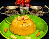 A picture of step 5 of Banana Rava Kesari Halwa - Divine Bhog Prasad.