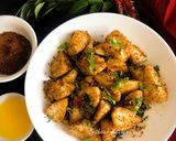 A picture of step 6 of Ghee Podi Idli.