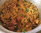 Foto del paso 3 de la receta: Arroz con chorizo y frejolito verde