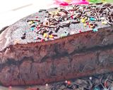 Foto langkah ke 9 dari resep Martabak Brownies Matcha (Tanpa Resting).