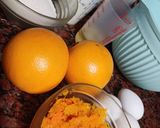 Foto del paso 1 de la receta: Budin de naranja y zapallo coreano