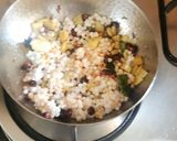 A picture of step 4 of Sabudana Khichdi.