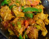 A picture of step 4 of Kashmiri Chicken kanti.