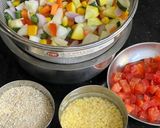 A picture of step 1 of Dal Khichdi (One Pot Healthy Meal 🥘).