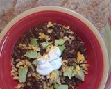 A picture of step 4 of Black Bean and Rice Soup - Slow Cooker.