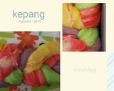 Foto langkah ke 5 dari resep Edible rainbow dough that turns out to be rainbow loaf of bread ^^.