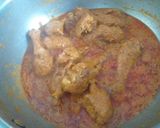A picture of step 13 of Butter Chicken gravy with drumsticks 😋.