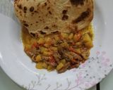 A picture of step 12 of Arabian Khubz with beef and potato soup.