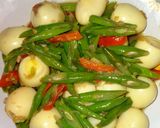 Foto langkah ke 5 dari resep Buncis telur puyuh.