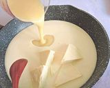 Hình bước làm 1 của món Rau câu flan cheese cà phê