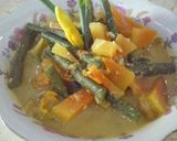 Foto langkah ke 4 dari resep Lodeh kacang dan pepaya.