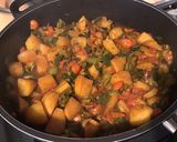 Une image de l'étape 14 de Pommes de terre au fond de veau et légumes du jardin.