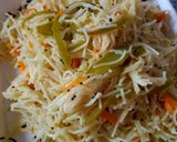 A picture of step 3 of Vermicelli Upma.